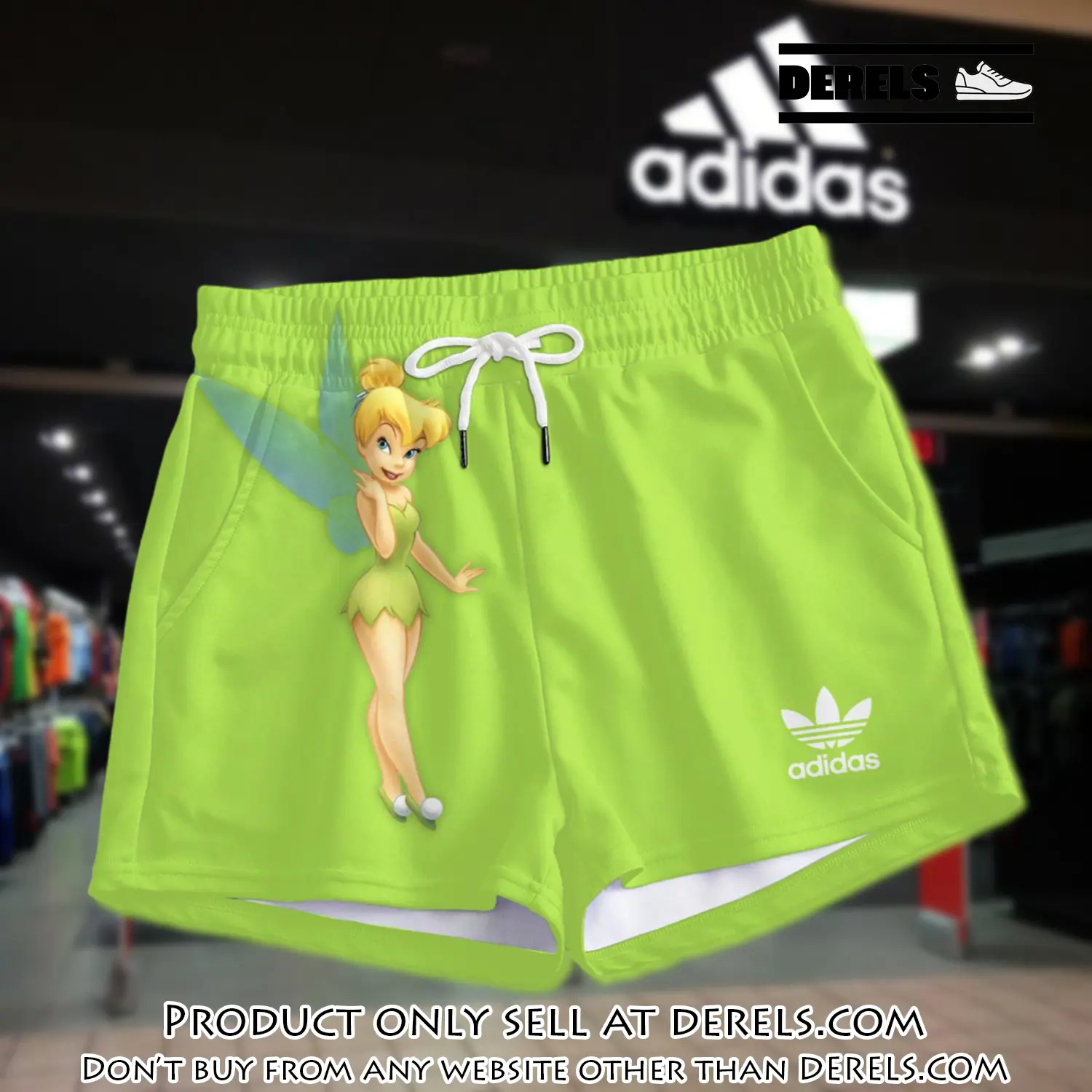 Premium tinker bell in adidas women shorts lady beach shorts wms1073 dr3501120